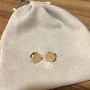 Tory Burch Stud Earrings - Gold